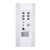 BST AMC73 Lectern Built In Speaker + 2 x Wireless Microphones PA System White